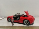 1:18 MAISTO PORSHE BOXSTER RED ON BLACK image