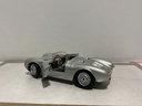 1:18 MAISTO PORSHE 550A SILVER ON BLACK image