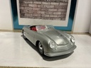 1:18 MAISTO 1948 PORSHE ROADSTER (MISSING TRUNK) SILVER AND RED image