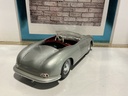 1:18 MAISTO 1948 PORSHE ROADSTER (MISSING TRUNK) SILVER AND RED image