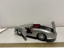 1:18 MAISTO 1948 PORSHE ROADSTER (MISSING TRUNK) SILVER AND RED image