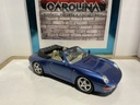 1:18 BURAGO ‘93 PORSCHE 911 BLUE ON GRAY *MISSING DOOR HANDLE image