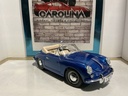1:18 BURAGO 1993 PORSCHE 356B BLUE ON TAN image