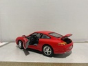 1:18 MOTOR MAX PORSCHE CARRERA 911 RED ON BLACK image