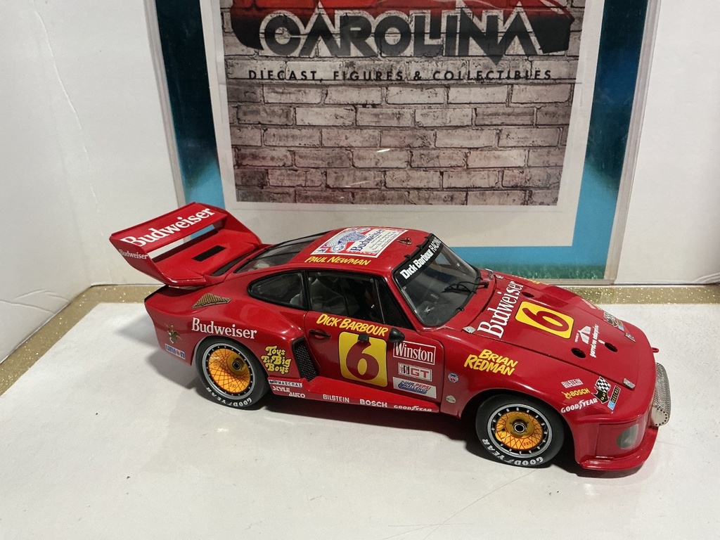 1:18 EXOTO BUDWEISER PORSCHE 935 DICK BARBOUR BUDWEISER #6 image