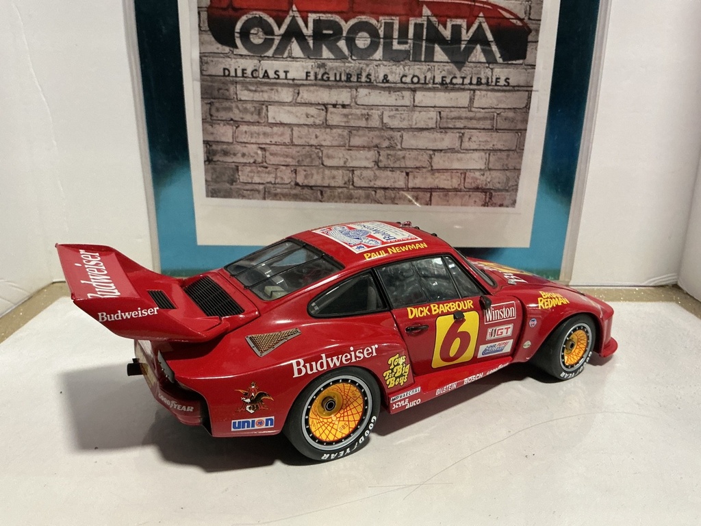 1:18 EXOTO BUDWEISER PORSCHE 935 DICK BARBOUR BUDWEISER #6 image