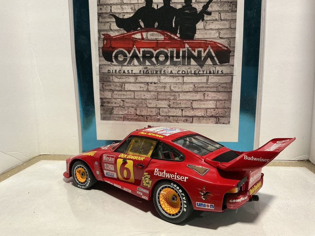 1:18 EXOTO BUDWEISER PORSCHE 935 DICK BARBOUR BUDWEISER #6 image