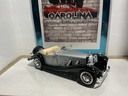 1:18 BURAGO ITALY 1936 MERCEDES  500K BLACK/SILVER ON TAN image