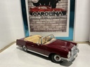 1:18 MAISTO 1966 MERCEDES 280CE BURGUNDY ON TAN *MISSING MIRROR* image