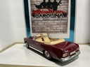 1:18 MAISTO 1966 MERCEDES 280CE BURGUNDY ON TAN *MISSING MIRROR* image