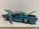 1:18 MAISTO 1965 PONTIAC 6TO BLUE ON BLUE image
