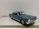 1:18 MAISTO 1965 PONTIAC 6TO BLUE ON BLACK image