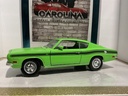 1:18 ROAD LEGENDS 1969 PLYMOUTH BARRACUDA GREEN ON BLACK image