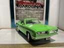 1:18 ROAD LEGENDS 1969 PLYMOUTH BARRACUDA GREEN ON BLACK image