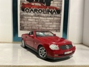 1:18 MAISTO MERCEDES BENZ SLK RED ON BLACK image