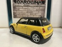 1:18 MAISTO MINI COOPER YELLOW ON BLACK image