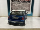 1:18 BURAGO 2001 MINI COOPER BLUE ON BLACK image