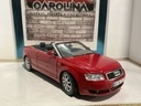 1:18 MOTOR MAX 2004 AUDI A4 CONVERTIBLE RED ON BLACK image