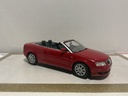 1:18 MOTOR MAX 2004 AUDI A4 CONVERTIBLE RED ON BLACK image