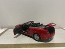 1:18 MOTOR MAX 2004 AUDI A4 CONVERTIBLE RED ON BLACK image