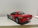 1:18 UT MODELS CORVETTE DAYTONA *WINDSHIELD STOCKER GONE* RED ON BLACK image