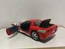 1:18 UT MODELS CORVETTE DAYTONA *WINDSHIELD STOCKER GONE* RED ON BLACK image