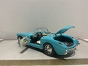 1:18 ROAD LEGENDS 1957 CORVETTE BLUE ON WHITE image