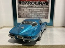 1:18 MAISTO 1965 CORVETTE BLUE ON BLACK image