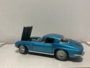 1:18 MAISTO 1965 CORVETTE BLUE ON BLACK image
