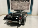 1:18 ROAD LEGENDS 1957 CORVETTE GASSER BLACK ON CREAM image