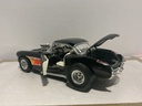 1:18 ROAD. LEGENDS 1957 CORVETTE GASSER BLACK ON WHITE image