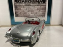 1:18 MAISTO 1957 CORVETTE SILVER ON RED image