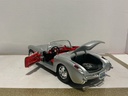 1:18 MAISTO 1957 CORVETTE SILVER ON RED image