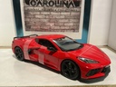 1:18 MAISTO 202 CORVETTE RED ON BLACK image