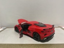 1:18 MAISTO 202 CORVETTE RED ON BLACK image