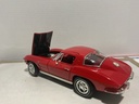 1:18 ERTZ 1967 CORVETTE RED ON RED image