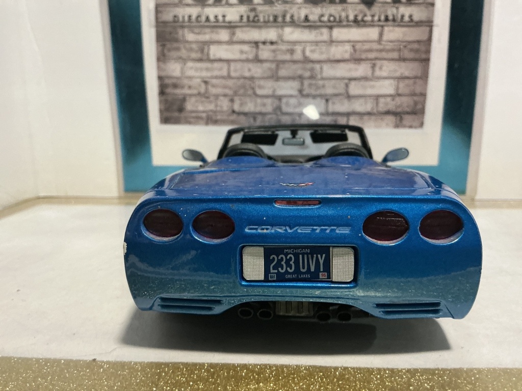 1:18 MAISTO - 1998 CORVETTE BLUE ON BLACK image