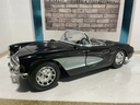 1:18 BURAGO 1957 BLACK ON SILVER [PAINT RASHING] image