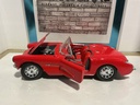 1:18 BURAGO 1957 CORVETTE RED ON RED image