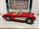 1:18 ROAD LEGENDS 1957 CORVETTE RED ON TAN image