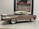 1:18 ERTL 1957 BEL AIR PINK ON PINK [NO BOX] image