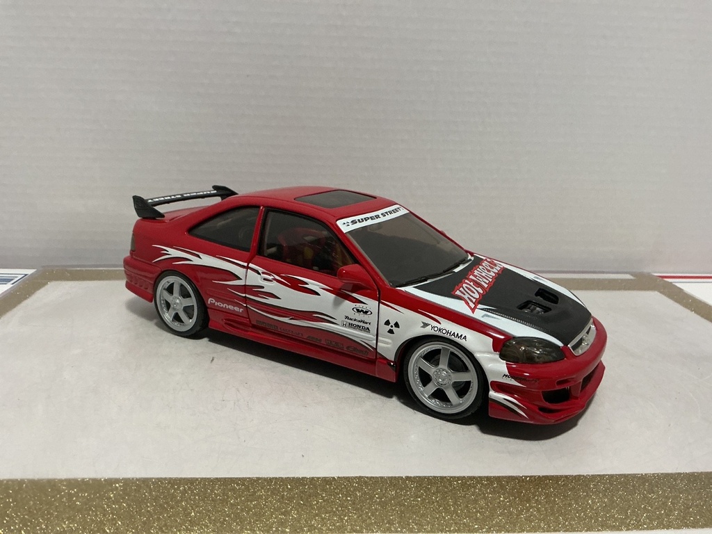1:18 HOT WHEELS HONDA CIVIC SI SUPER STREET [NO BOX] image