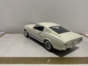 1:18 ERTL 1967 FORD MUSTANG WHITE ON BLUE  [NO BOX] image