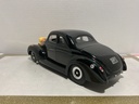 1:18 UNIVERSAL HOBBIES 1940 FORD DELUXE BLACK W/ FLAMES  [NO BOX] image