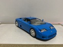 1:18 BBURAGO BUGATTI BLUE ON GRAY [NO BOX] image