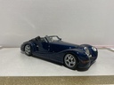 1:18 MAISTO MORGAN AERO 8 BLUE ON BLACK image