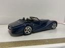 1:18 MAISTO MORGAN AERO 8 BLUE ON BLACK image