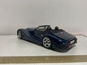 1:18 MAISTO MORGAN AERO 8 BLUE ON BLACK image