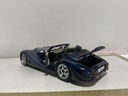 1:18 MAISTO MORGAN AERO 8 BLUE ON BLACK image
