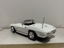 1:18 ERTL 1967 CORVETTE WHITE ON BLACK [ANTENNA BENT] [NO BOX] image